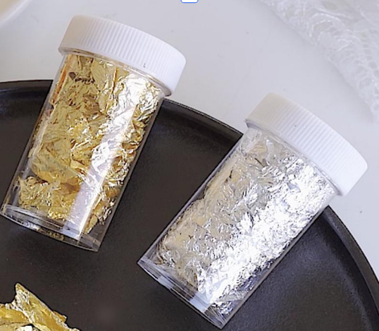 edible gold foil &silver foil